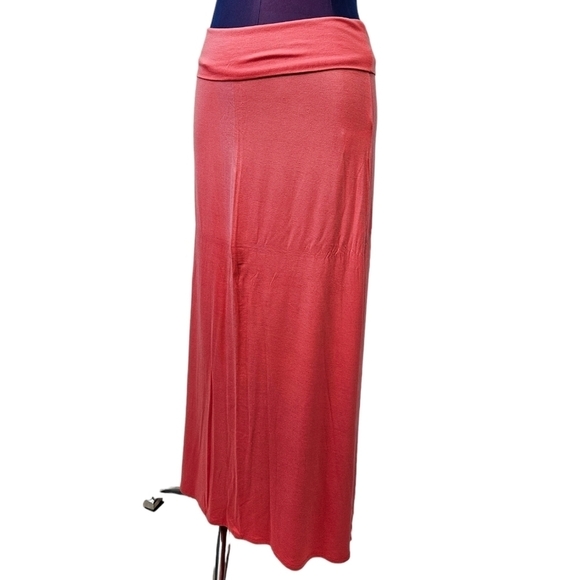 Azules Salmon‎ Pink Maxi Skirt Size Large Women's - Picture 8 of 8